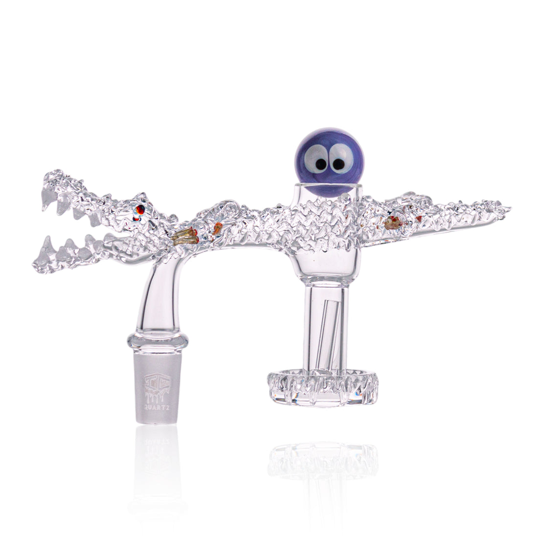 IC GLASS - LUMINOUS-C | 14mm Male 90D Premium Design 99.9% Quartz Banger | ICQ1120C