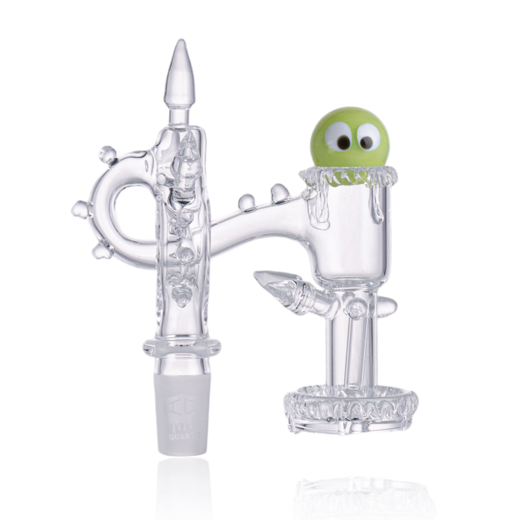 IC Quartz - Luminous-L Premium Design | 14mm 90° Banger | 99.9% Pure | Includes Carb Cap, Terp balls | 6 Colors