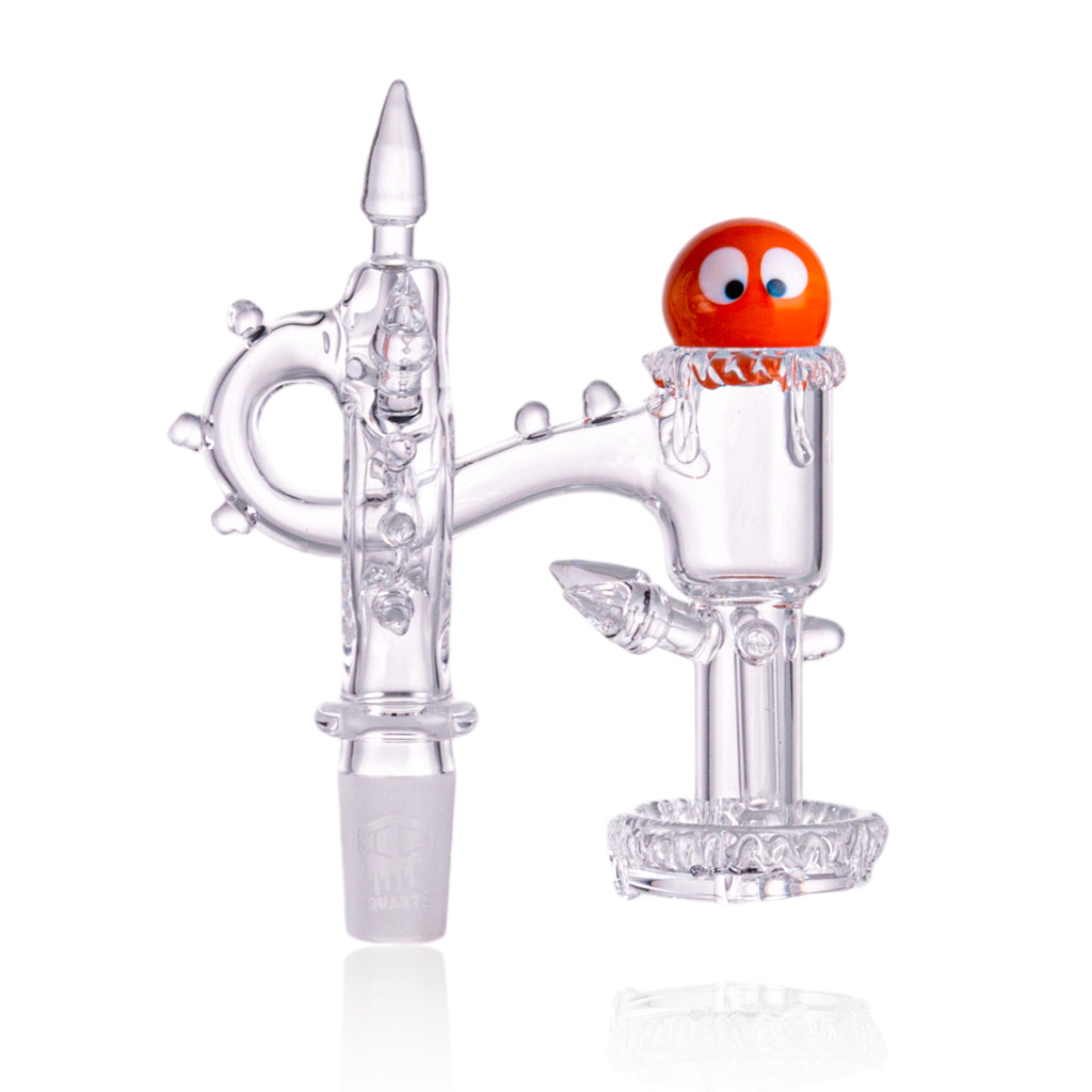 IC Quartz - Luminous-L Premium Design | 14mm 90° Banger | 99.9% Pure | Includes Carb Cap, Terp balls | 6 Colors