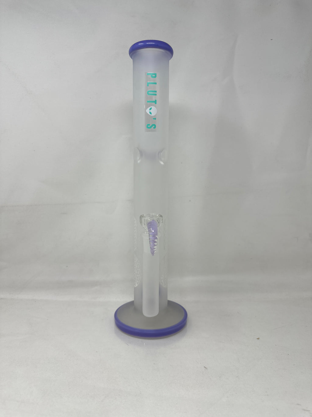 King Pluto - Frosted Design Straight Shooter with Designer bowl piece| WP4506
