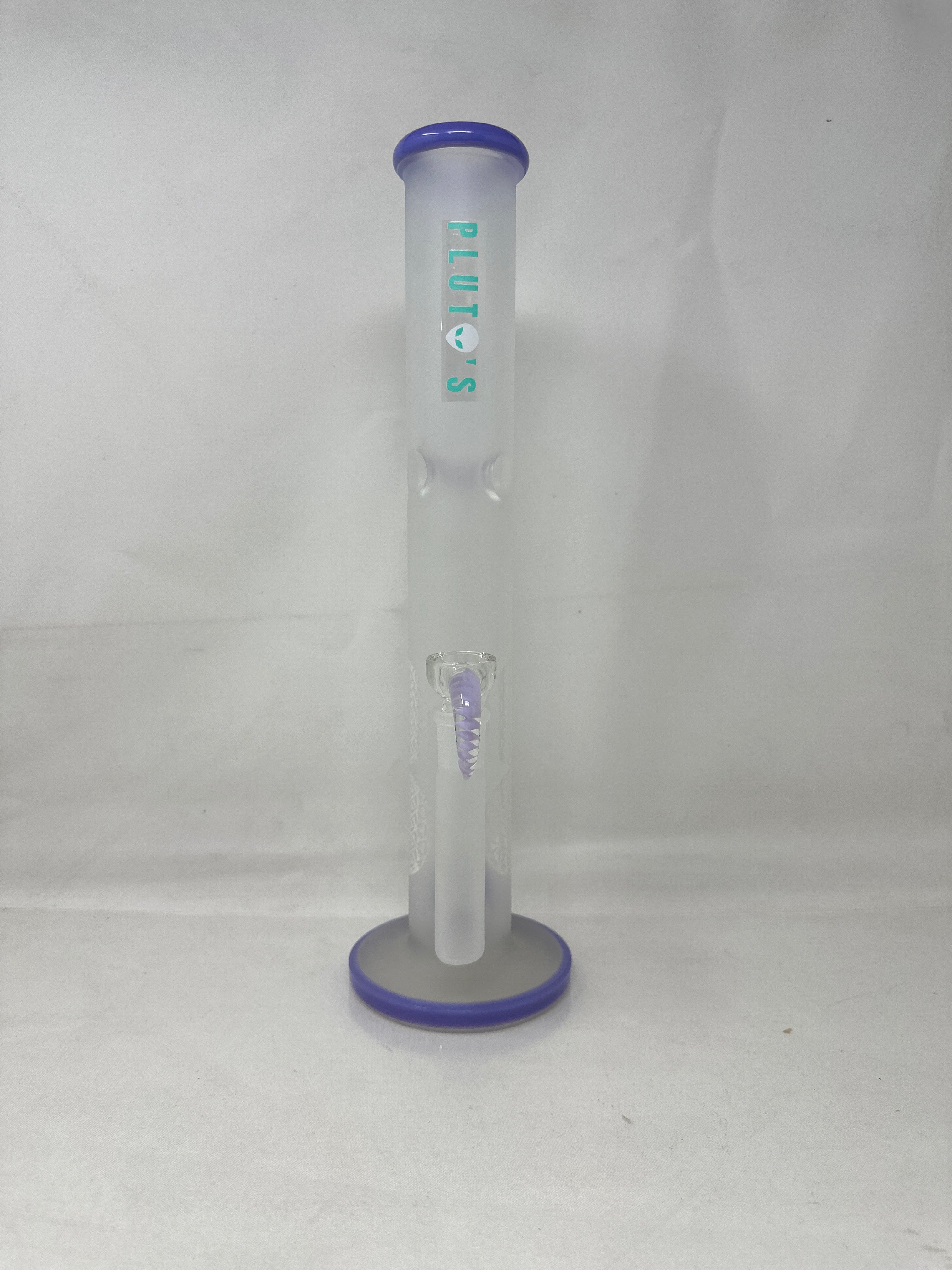 King Pluto - Frosted Design Straight Shooter with Designer bowl piece| WP4506