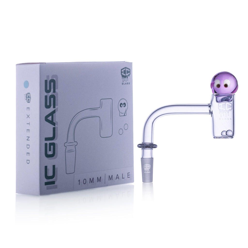 IC Glass - Extended | 10mm 90D Quartz Banger | 5 Colors