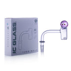 IC Glass - Extended | 10mm 90D Quartz Banger | 5 Colors
