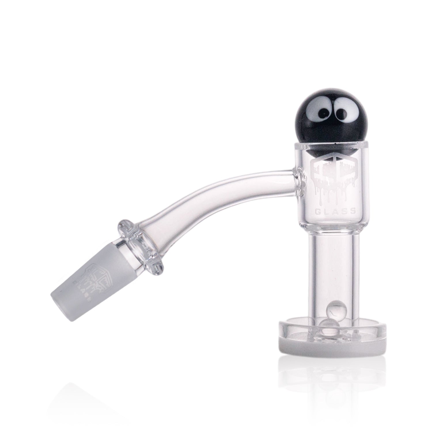 IC Glass - Fairchild | 10mm 45D Quartz Banger | Includes Carb Cap, Terp Balls & Sticker
