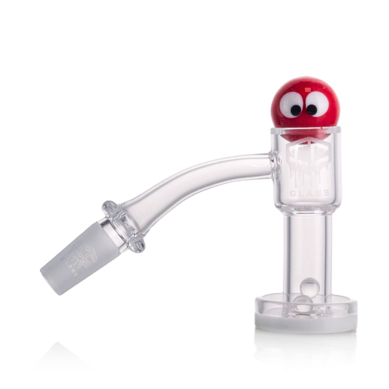 IC Glass - Fairchild | 10mm 45D Quartz Banger | Includes Carb Cap, Terp Balls & Sticker