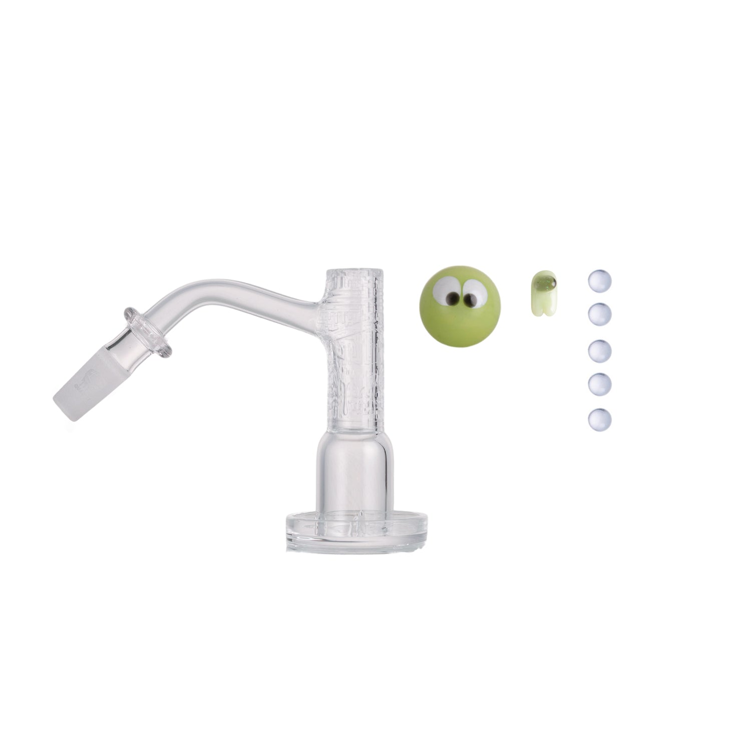 IC Quartz - Highsky | 10mm 45° Banger | Includes Carb Cap, Terp balls | 5 Colors