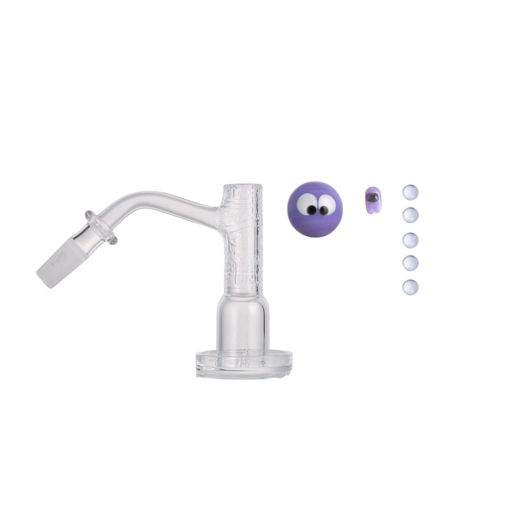 IC Quartz - Highsky | 10mm 45° Banger | Includes Carb Cap, Terp balls | 5 Colors