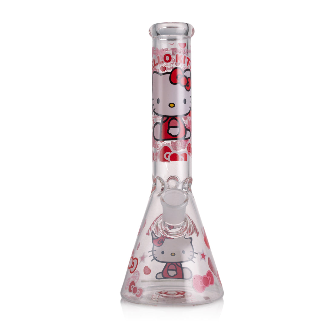KICKBACK GLASS – Clear Cute Kitty Beaker Bong | Wholesale Glass Water Pipe
