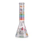 KICKBACK GLASS – Clear Cute Kitty Beaker Bong | Wholesale Glass Water Pipe