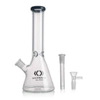 Kickback Glass 10'' Beaker Bong with Colored Lip – Wholesale Smoking Accessories|KB1042