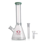 Kickback Glass 10'' Beaker Bong with Colored Lip – Wholesale Smoking Accessories|KB1042