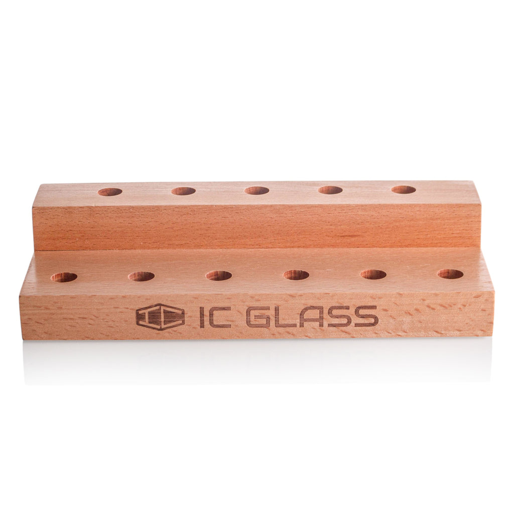 IC GLASS - Wooden display for Bowl Piece & Bangers