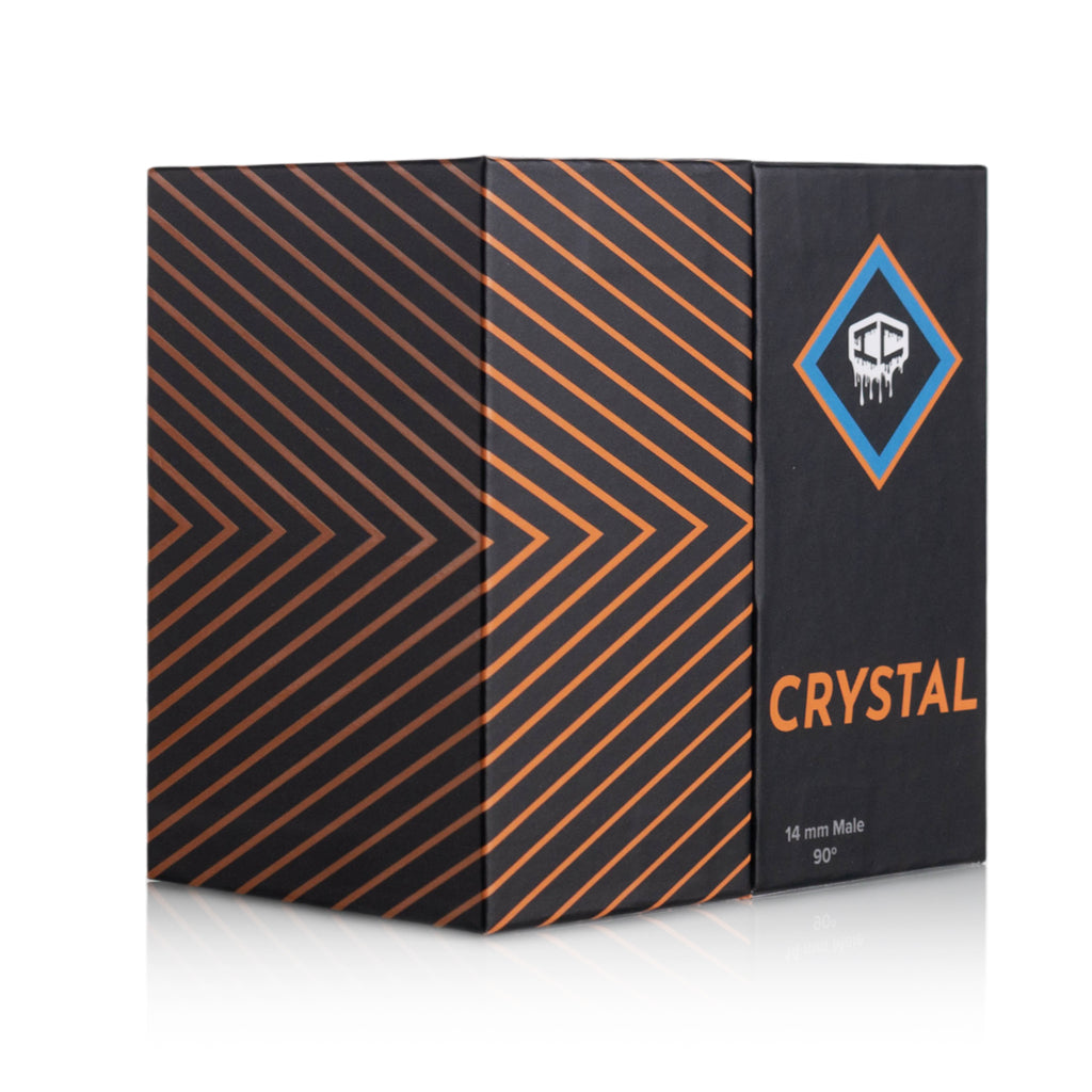 IC Quartz - Crystal 2nd Gen | 14mm 90D Banger | Includes Terp Ball Grabber | 5 Colors