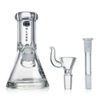IC GLASS - Heavy Base Beaker with tree arm perc downstem | 8" Inch, 9MM Thick Glass Water Pipe