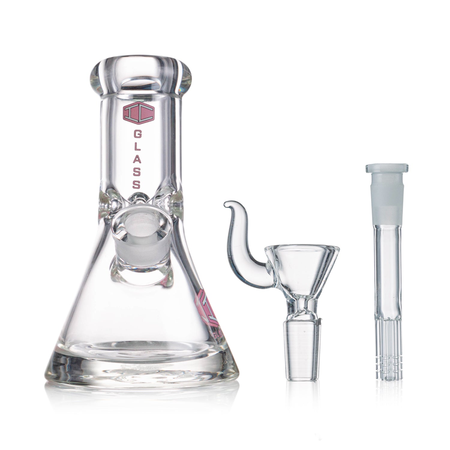 IC GLASS Heavy Base Beaker – 10 Inch, 9mm Thick Glass Water Pipe