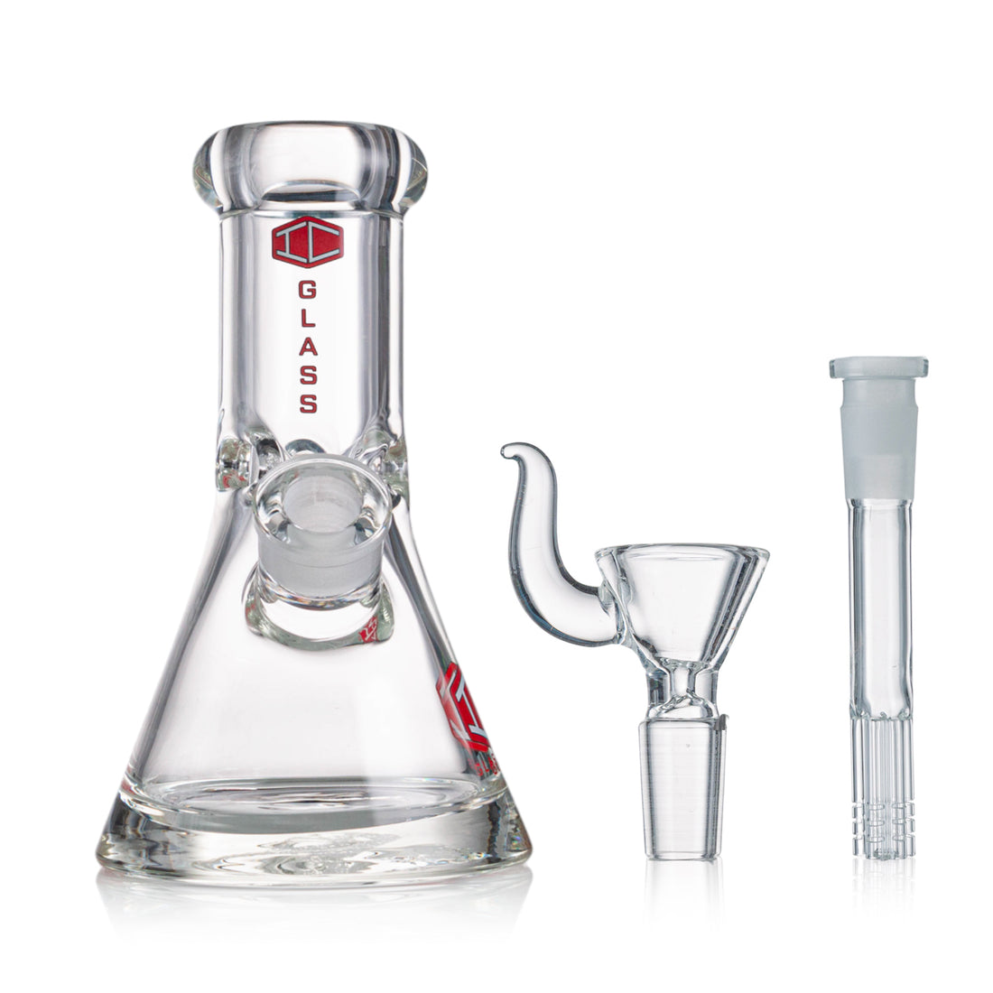 IC GLASS Heavy Base Beaker – 10 Inch, 9mm Thick Glass Water Pipe