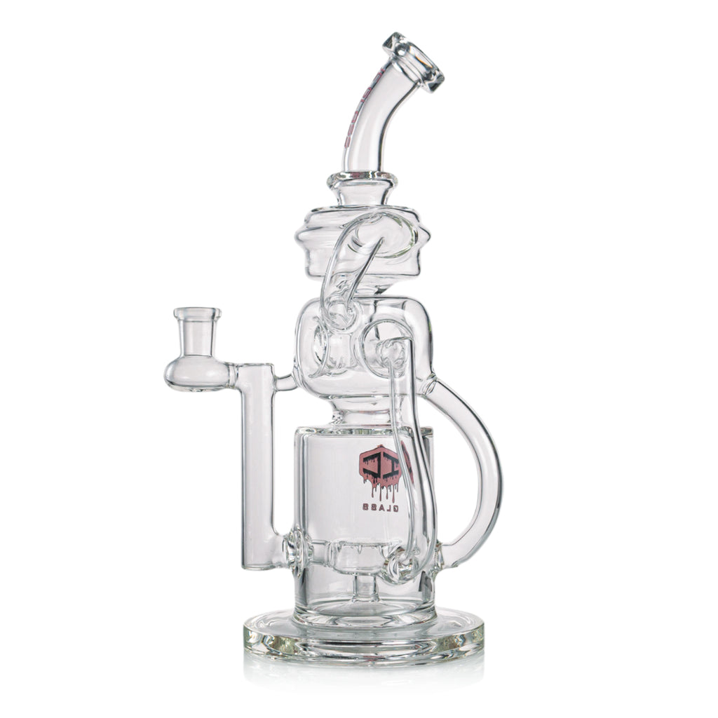 IC GLASS - Premium Design recycler with fab egg perc and multi tube functional