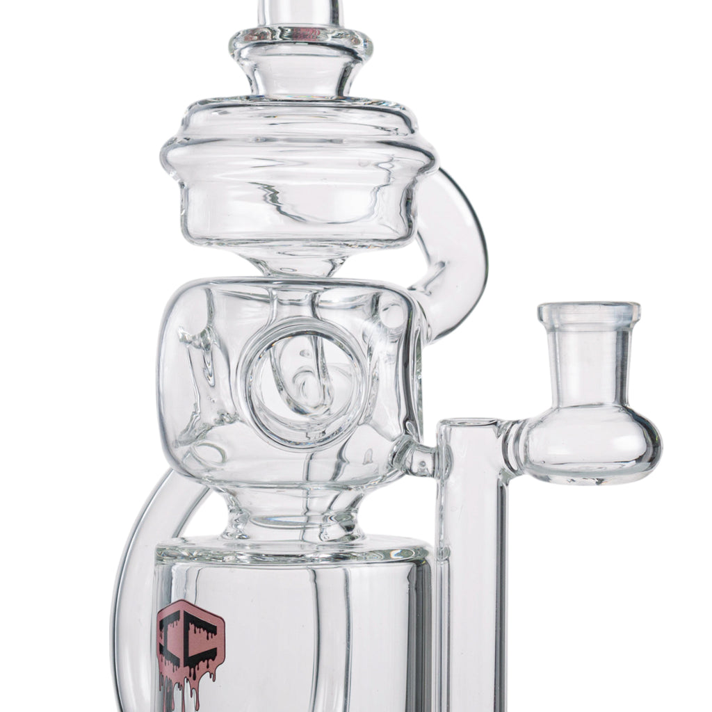 IC GLASS - Premium Design recycler with fab egg perc and multi tube functional