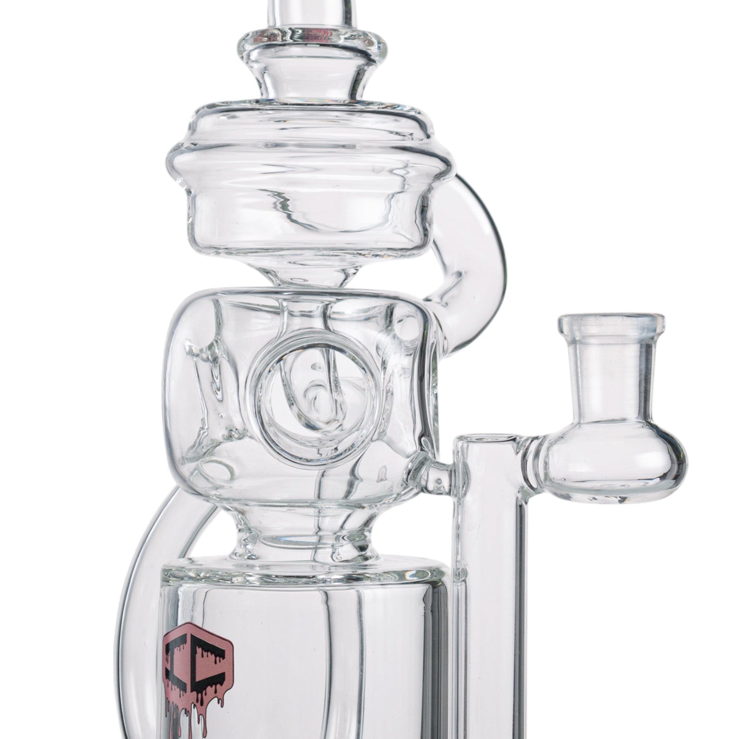 IC GLASS - Premium Design recycler with fab egg perc and multi tube functional