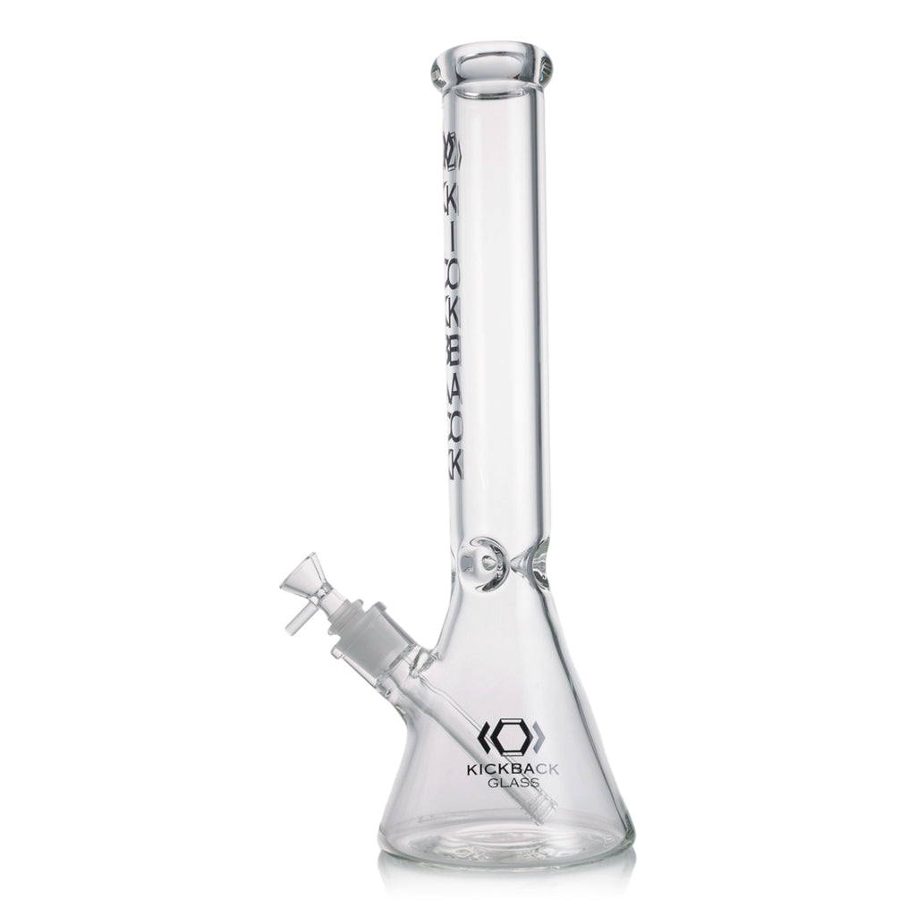 Kickback Glass 16'' Beaker Bong – Includes Downstem & Bowl (Wholesale)