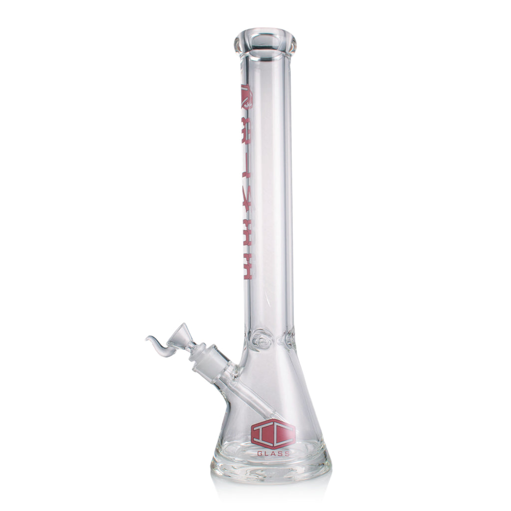 IC GLASS 18” Beaker Bong – 9MM Thick Glass Water Pipe with Heavy Base