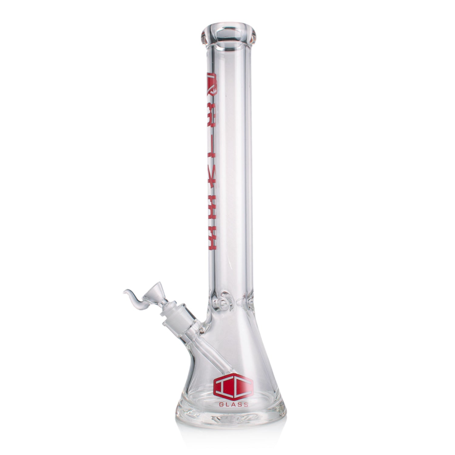 IC GLASS 18” Beaker Bong – 9MM Thick Glass Water Pipe with Heavy Base