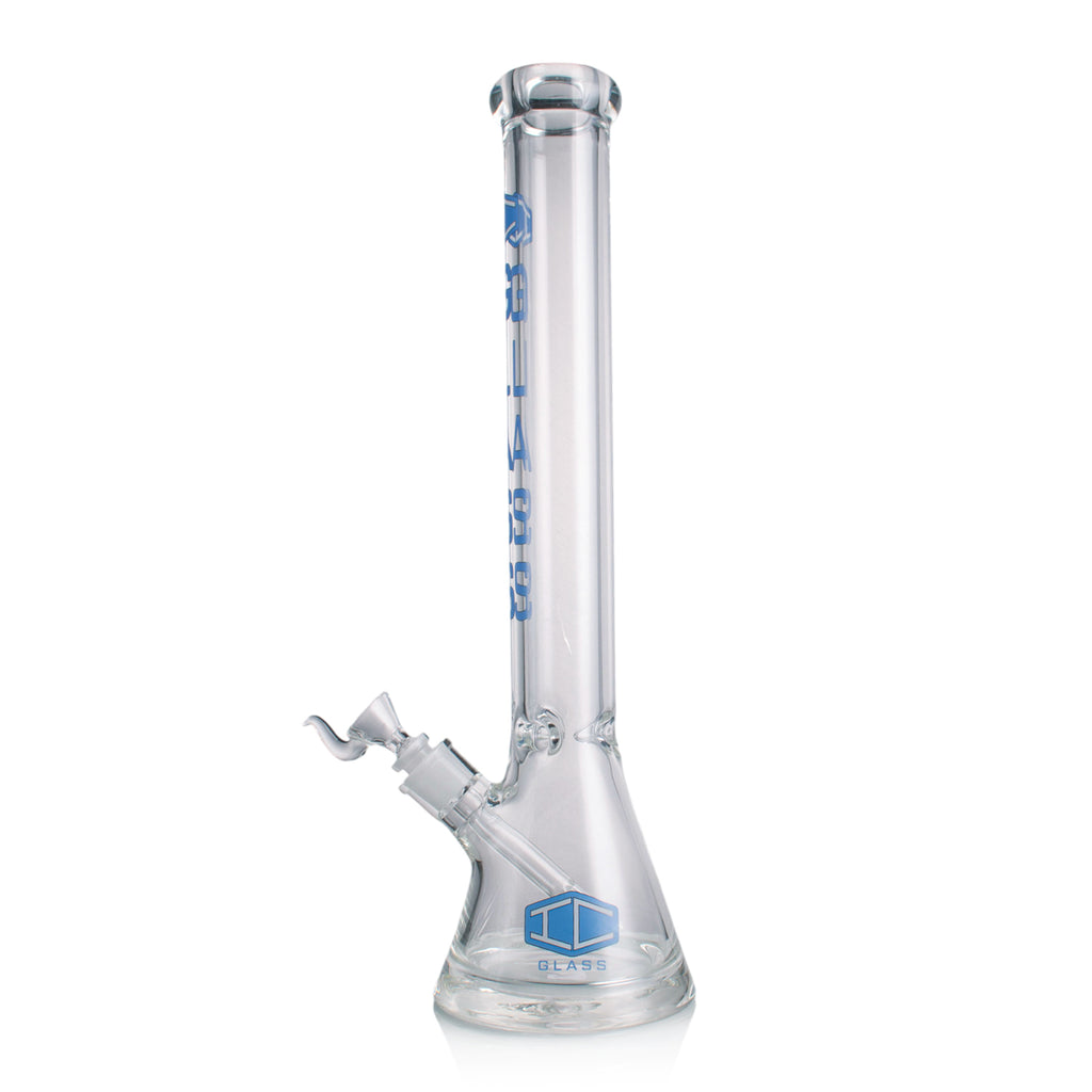 IC GLASS 18” Beaker Bong – 9MM Thick Glass Water Pipe with Heavy Base