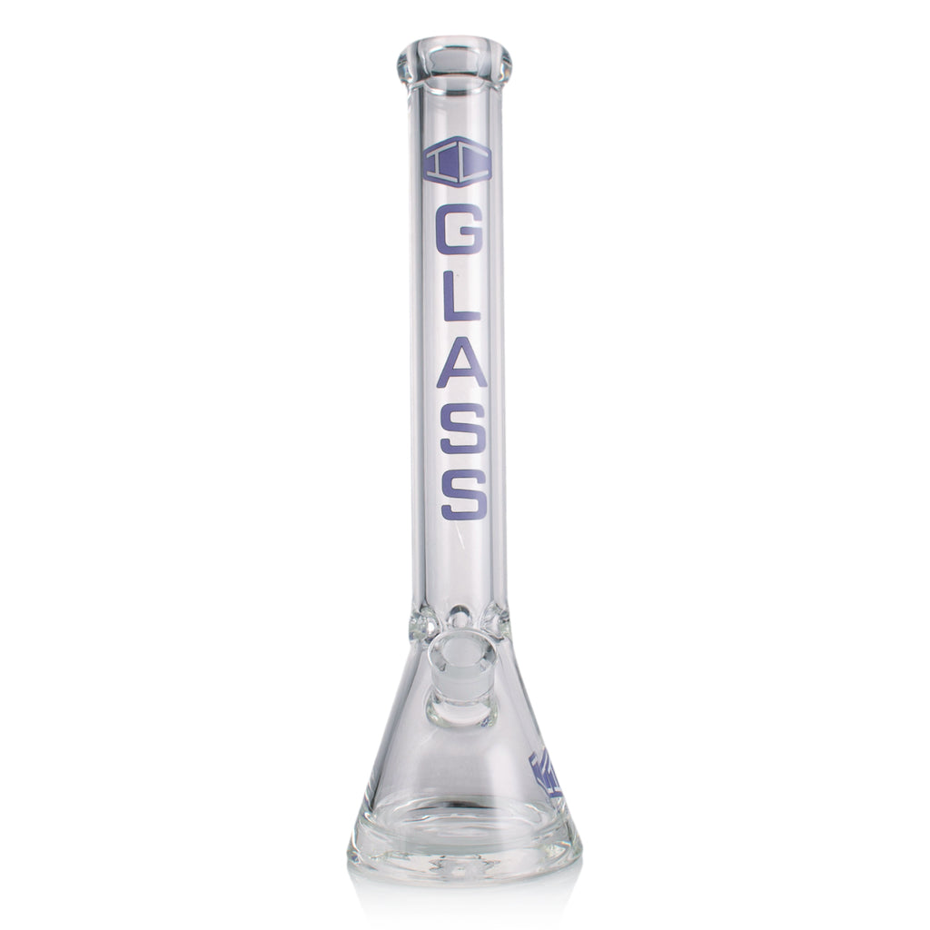 IC GLASS 18” Beaker Bong – 9MM Thick Glass Water Pipe with Heavy Base