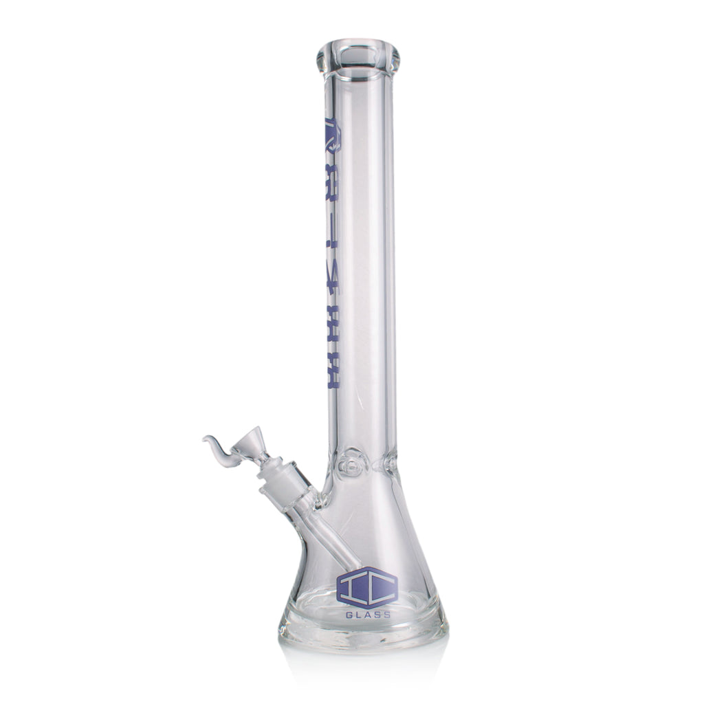 IC GLASS 18” Beaker Bong – 9MM Thick Glass Water Pipe with Heavy Base