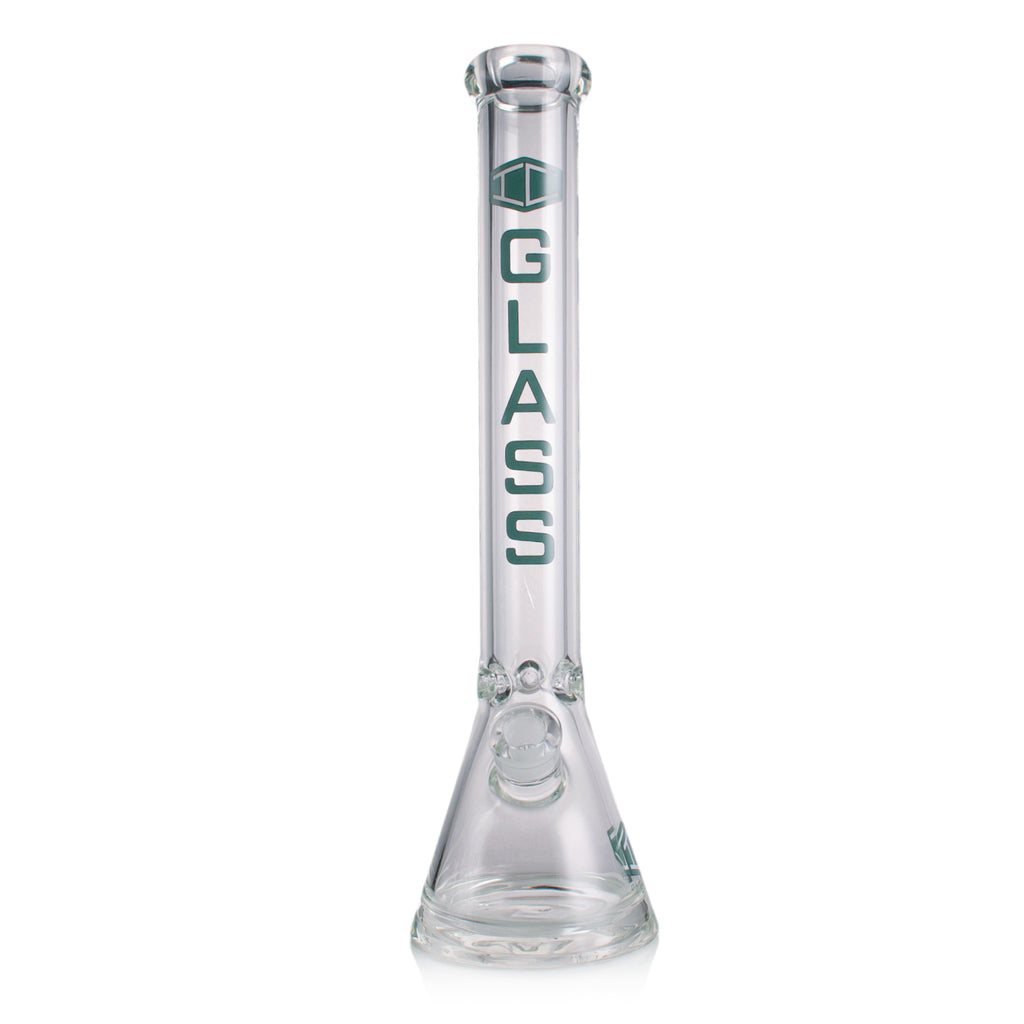 IC GLASS 18” Beaker Bong – 9MM Thick Glass Water Pipe with Heavy Base