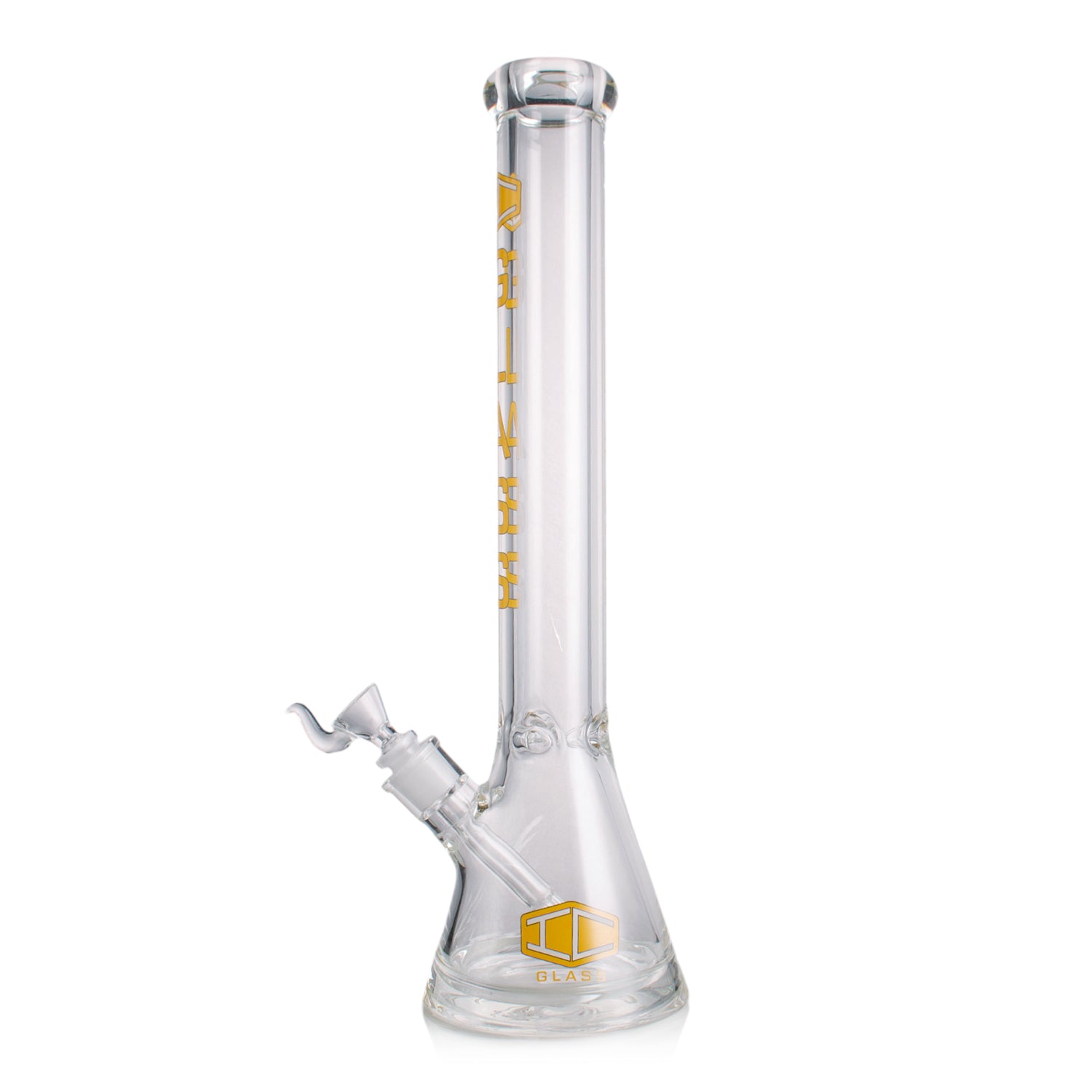IC GLASS 18” Beaker Bong – 9MM Thick Glass Water Pipe with Heavy Base