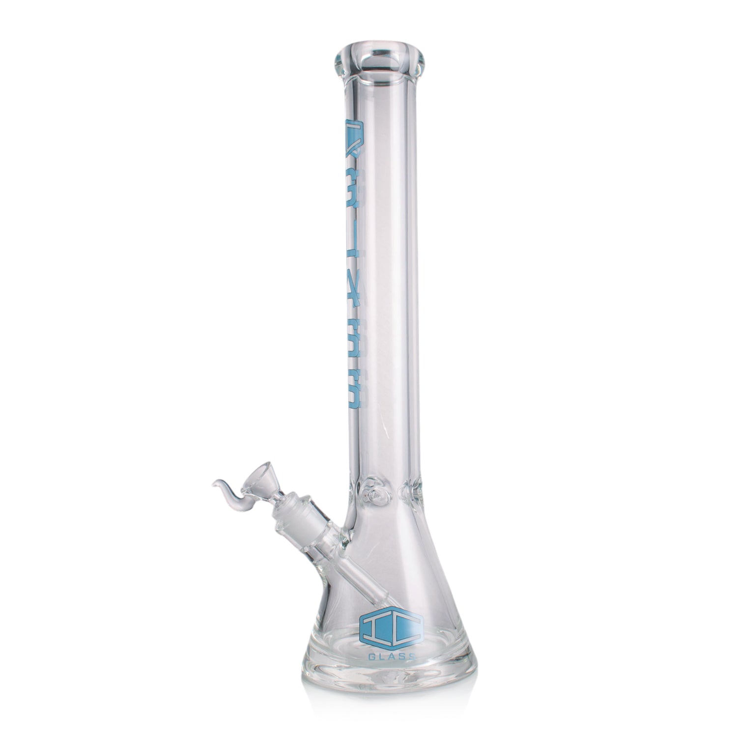 IC GLASS 18” Beaker Bong – 9MM Thick Glass Water Pipe with Heavy Base