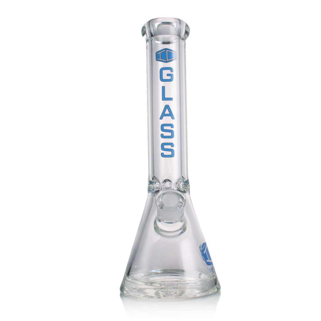 IC GLASS 14" Beaker Bong – 9MM Thick Glass Water Pipe with Heavy Base