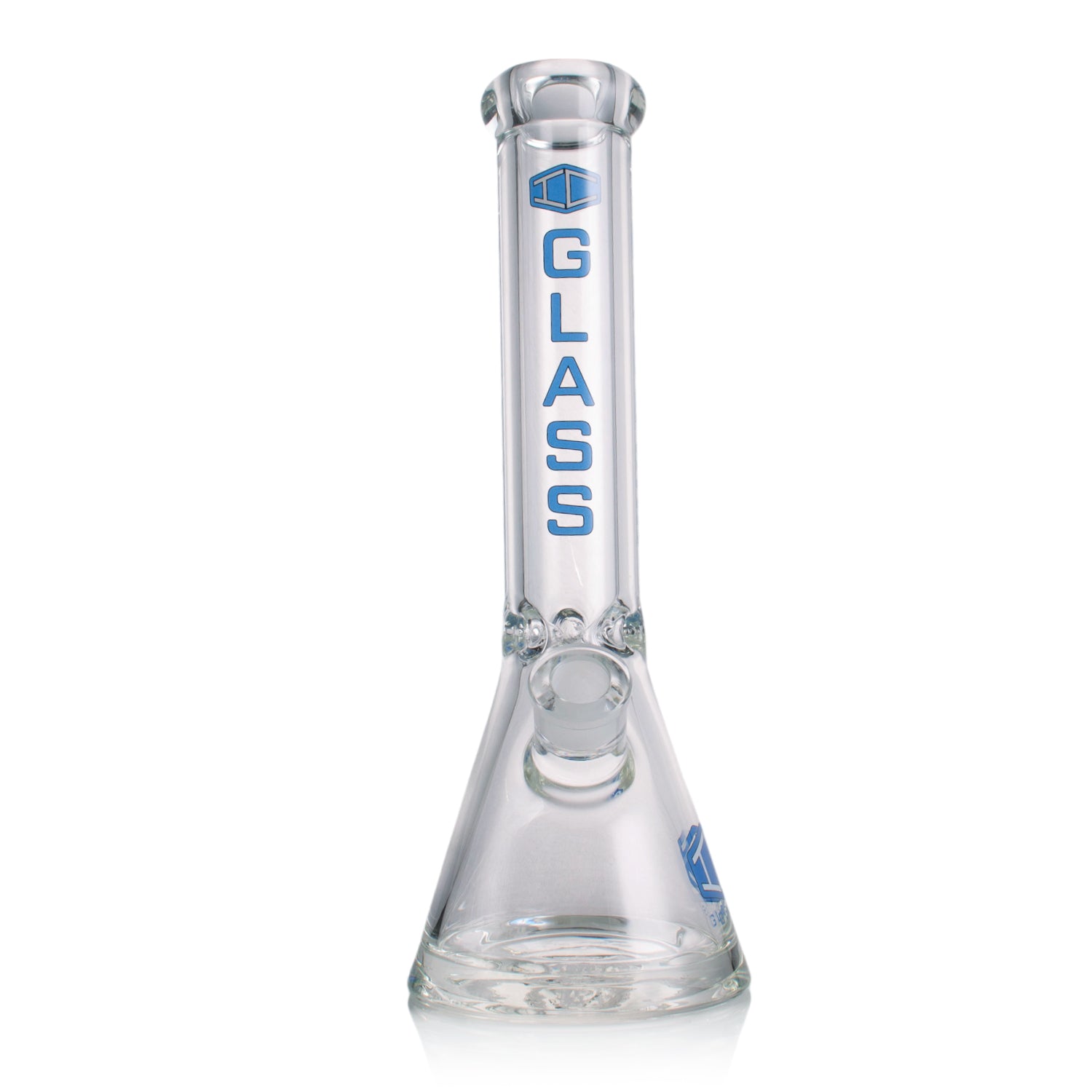 IC GLASS 14" Beaker Bong – 9MM Thick Glass Water Pipe with Heavy Base