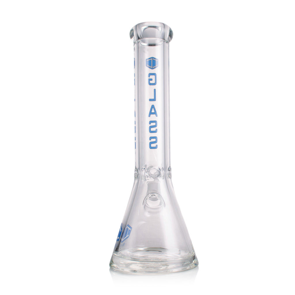 IC GLASS 14" Beaker Bong – 9MM Thick Glass Water Pipe with Heavy Base