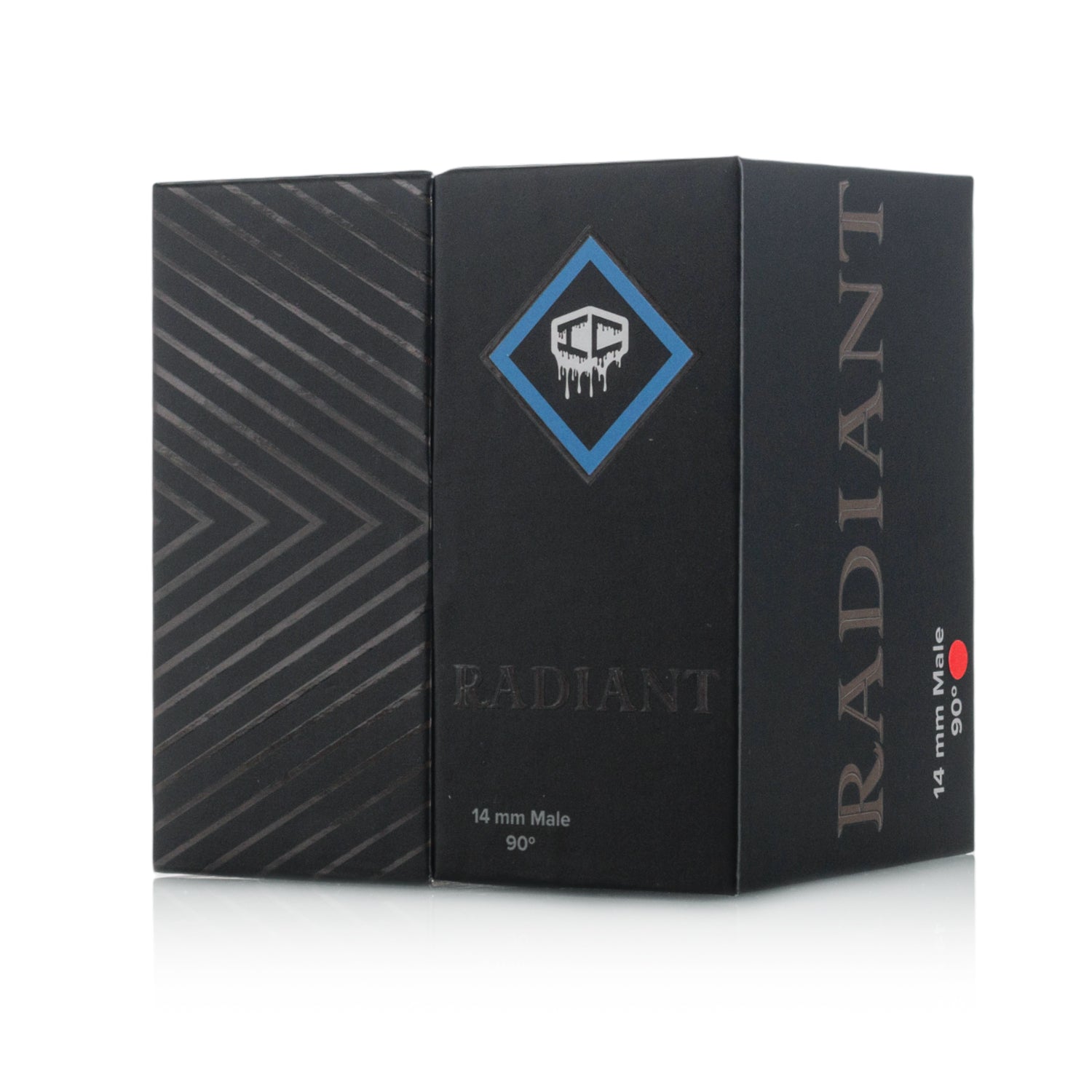 IC Quartz - Radiant | 14mm 90° Banger | Includes Terp Ball Grabber, Carb Cap & Terp Balls | 5 Colors