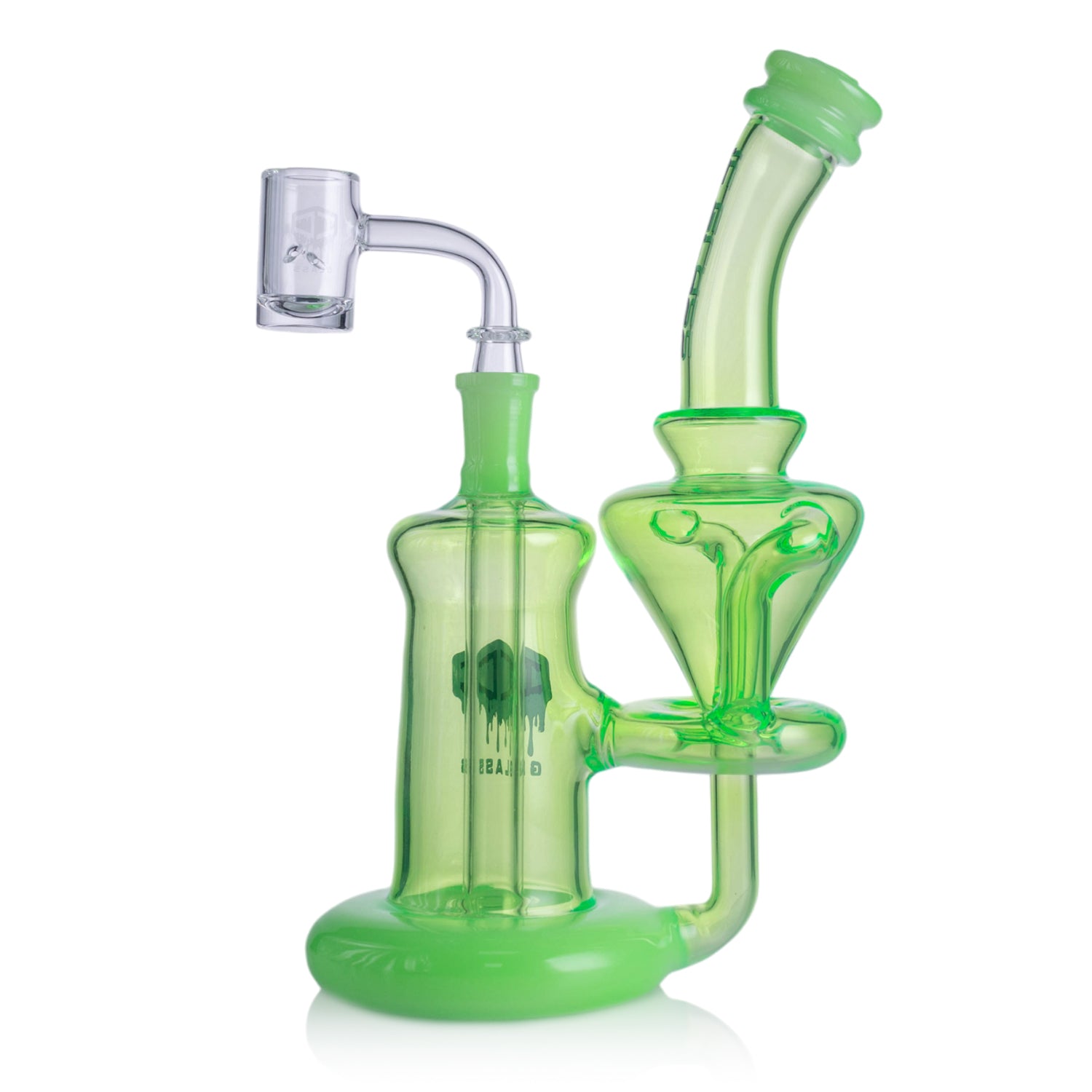 IC GLASS - Neon color recycler with multi tube drain function