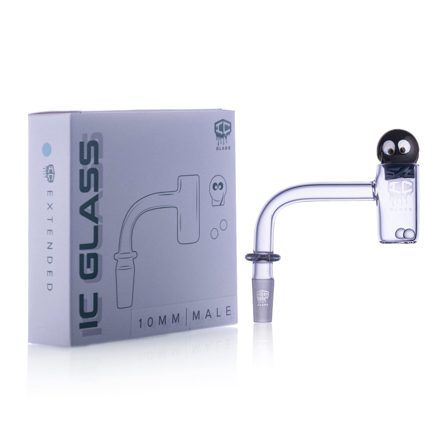 IC Glass - Extended | 10mm 90D Quartz Banger | 5 Colors Main image