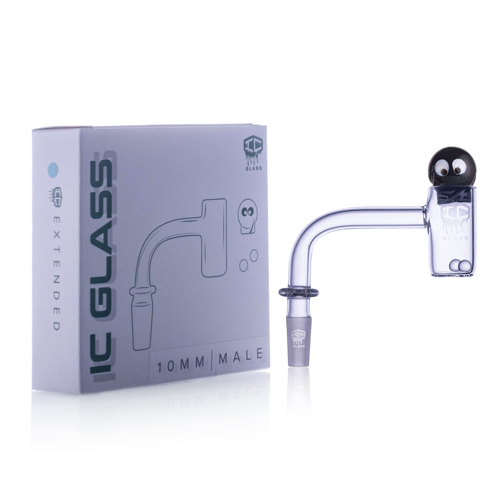 IC Glass - Extended | 10mm 90D Quartz Banger | 5 Colors