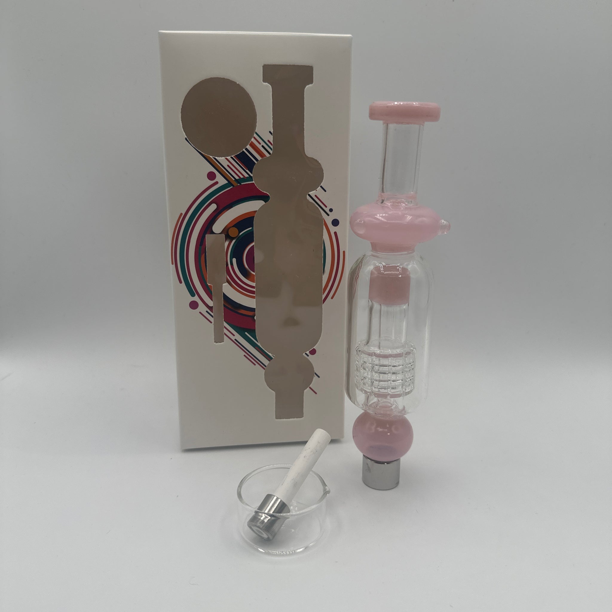 Nectar collector with Matrix | include ceramic tip, titanium tip & Dish