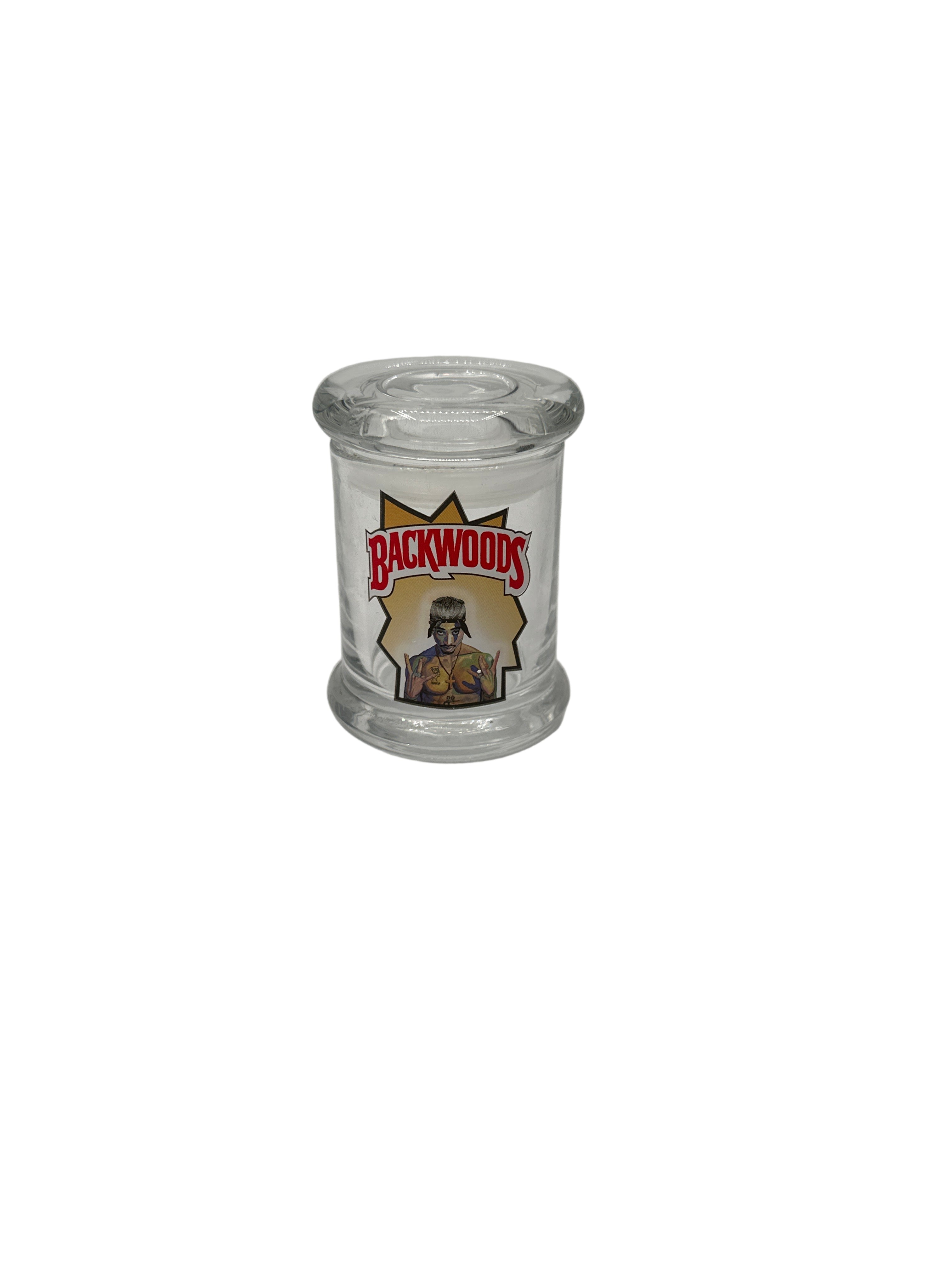 Small Custom Printed Airtight Glass Jar - Single Unit | Wholesale