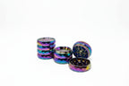 Tuff Shredder -  Diamond cut 4 piece grinder | Rainbow Color | 12 Units / Box | Box