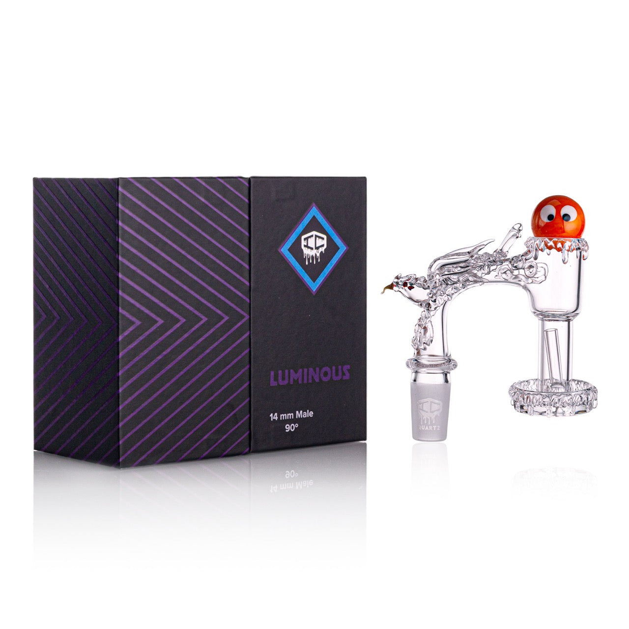 IC Quartz - Luminous-B Premium Design | 14mm 90° Banger | 99.9% Banger | 5 Colors Secondary image