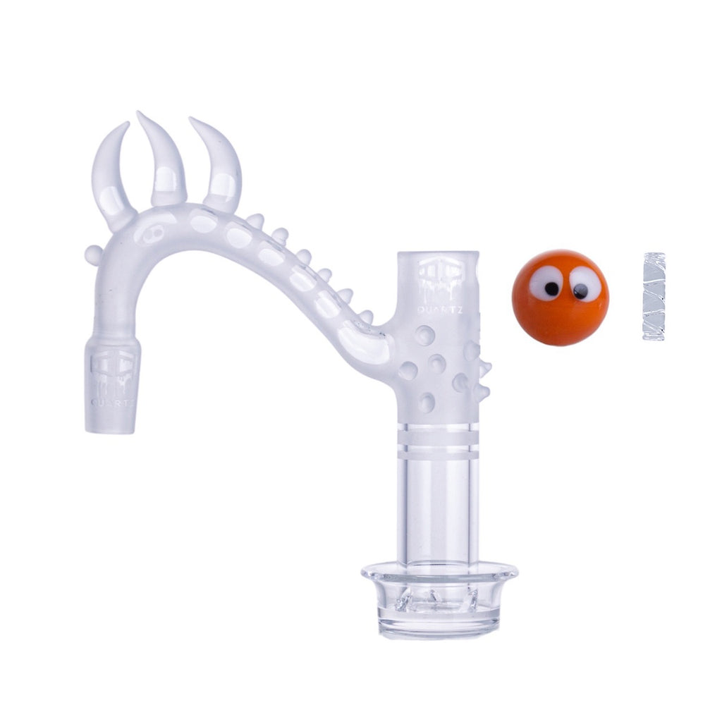 IC Quartz - Blaze | 14mm 90D Banger | Includes Carb Cap, Terp balls  | 5 colors