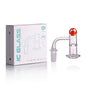 IC Glass - Variegated | 14mm 90D Quartz Banger | Includes Carb Cap, Terp Balls & Sticker | 5 Colors