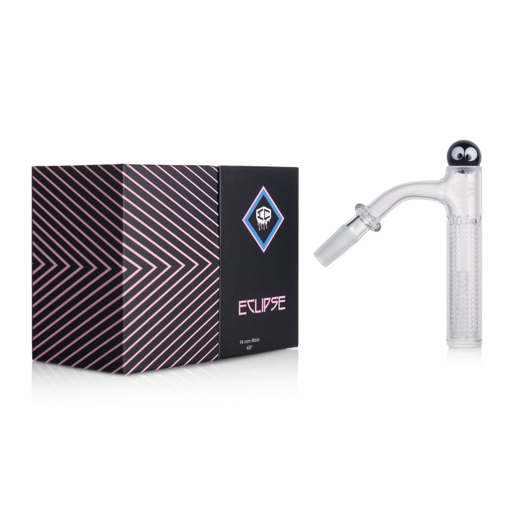IC Quartz - Eclipse | 10mm 45D Banger | Includes Carb cap, Terp Ball | 5 Colors