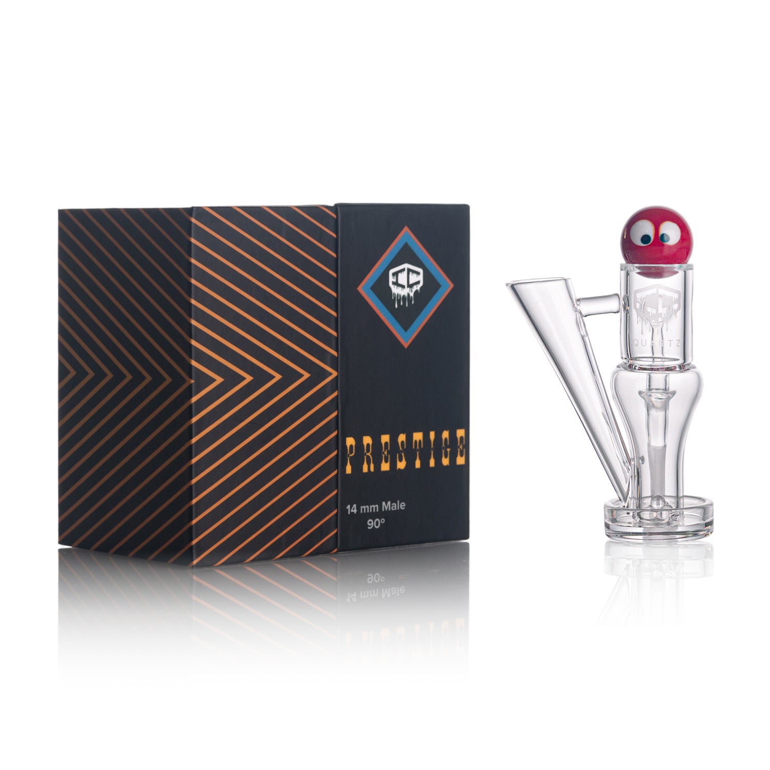 IC Quartz - Prestige | 10mm 45D Banger | Includes Carb Cap, Terp balls | 5 colors Main image