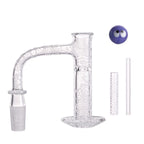IC Quartz - Mirage | 14mm 90D Fully frosted Banger | Includes Carb Cap, Terp balls | 5 Colors