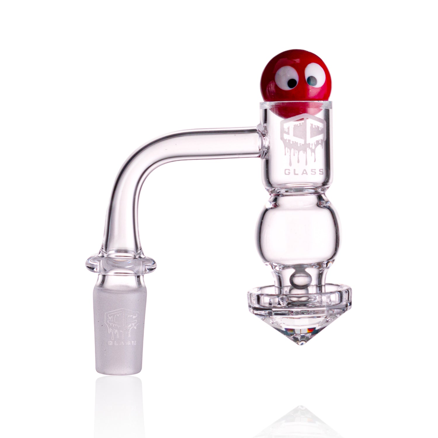 IC Glass - Agassiz | 14mm 90D Quartz Banger | Includes Carb Cap, Terp Balls & Sticker | 5 Colors
