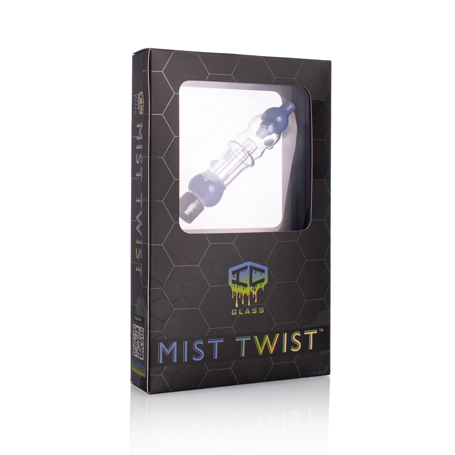 IC GLASS - MIST TWIST | comes with 6 accessories & Adapter for HUNI BADGER | Single Unit